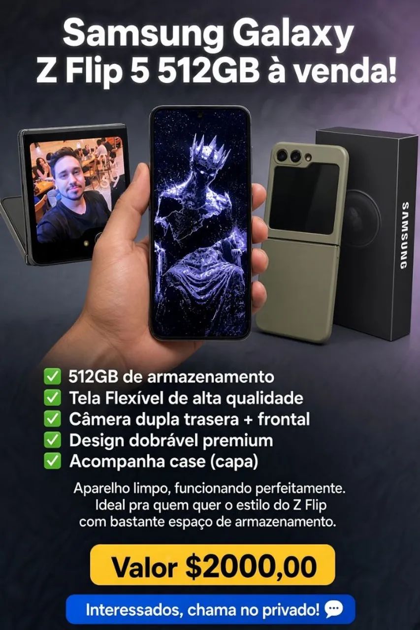 Zflip 5 512 gigas 