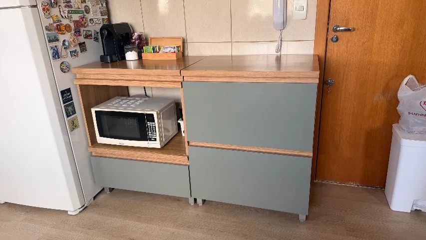 Armário Balcão Cozinha Nesher Rainha Modular - Excelente Estado - Foto 4