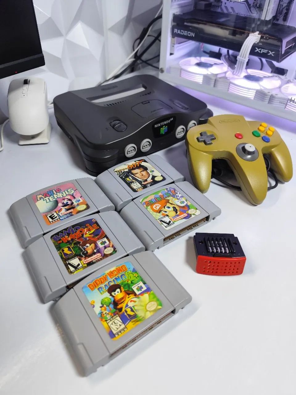 Nintendo 64 Com Jogos e Expansion Pack!! - Consoles de Vídeo Game
