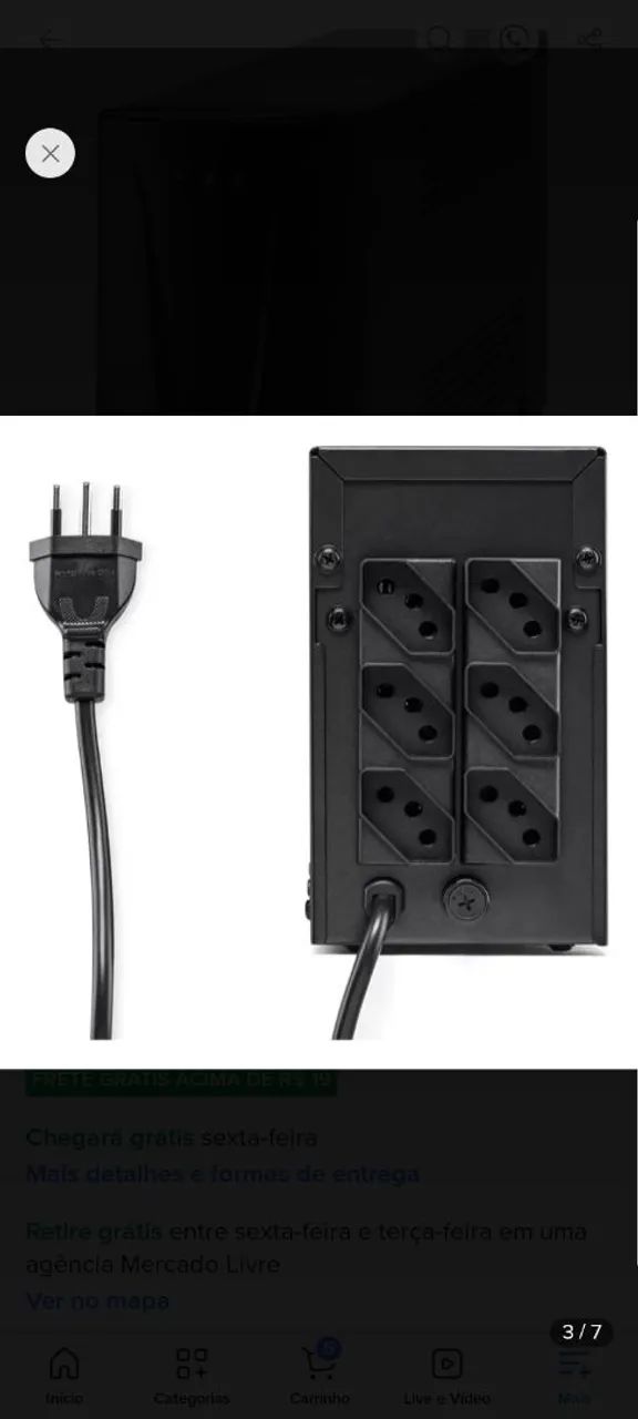 Nobreak Intelbras bivolt 720 xnb - Foto 4