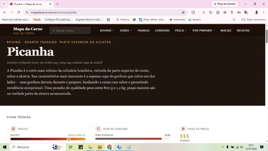 Site Pronto Profissional + Domínio - Mapa Da Carne (Churrasco) - Foto 2