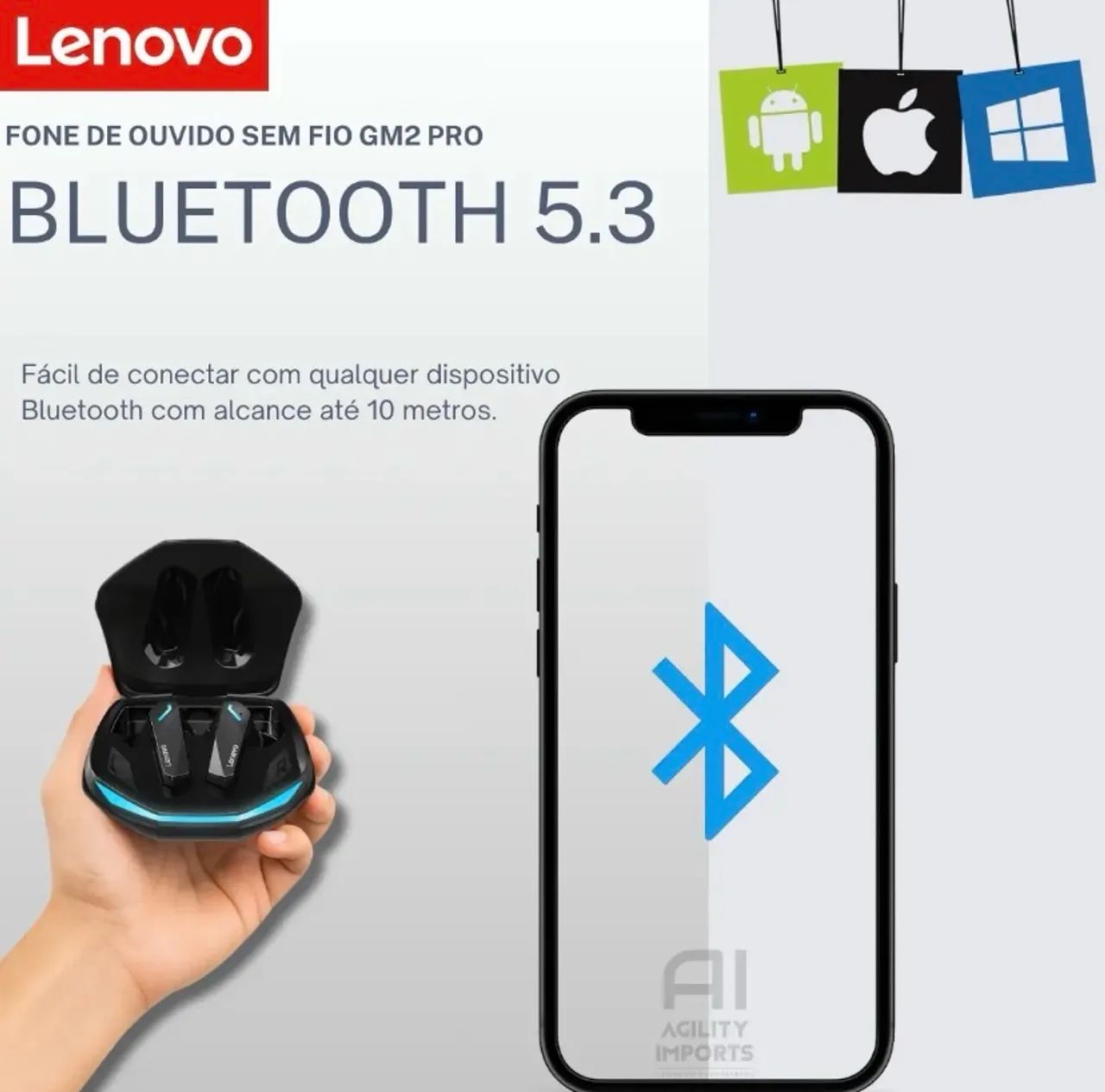 Fone Lenovo lacrado - Foto 2