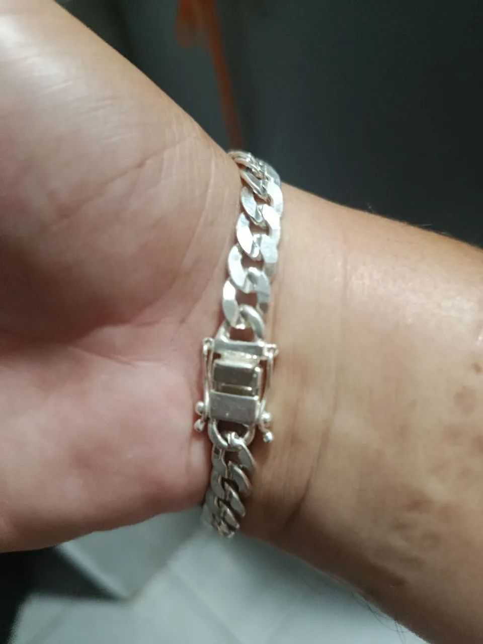 Vendo corrente e pulseira de prata - Foto 3