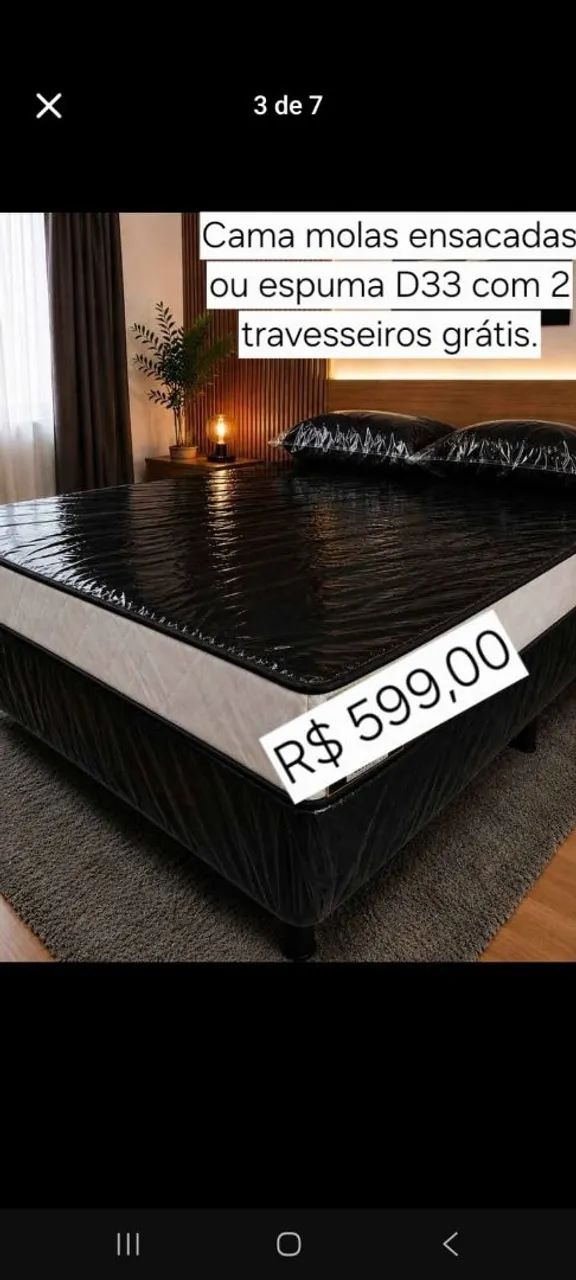 Cama casal - Nova - Foto 3