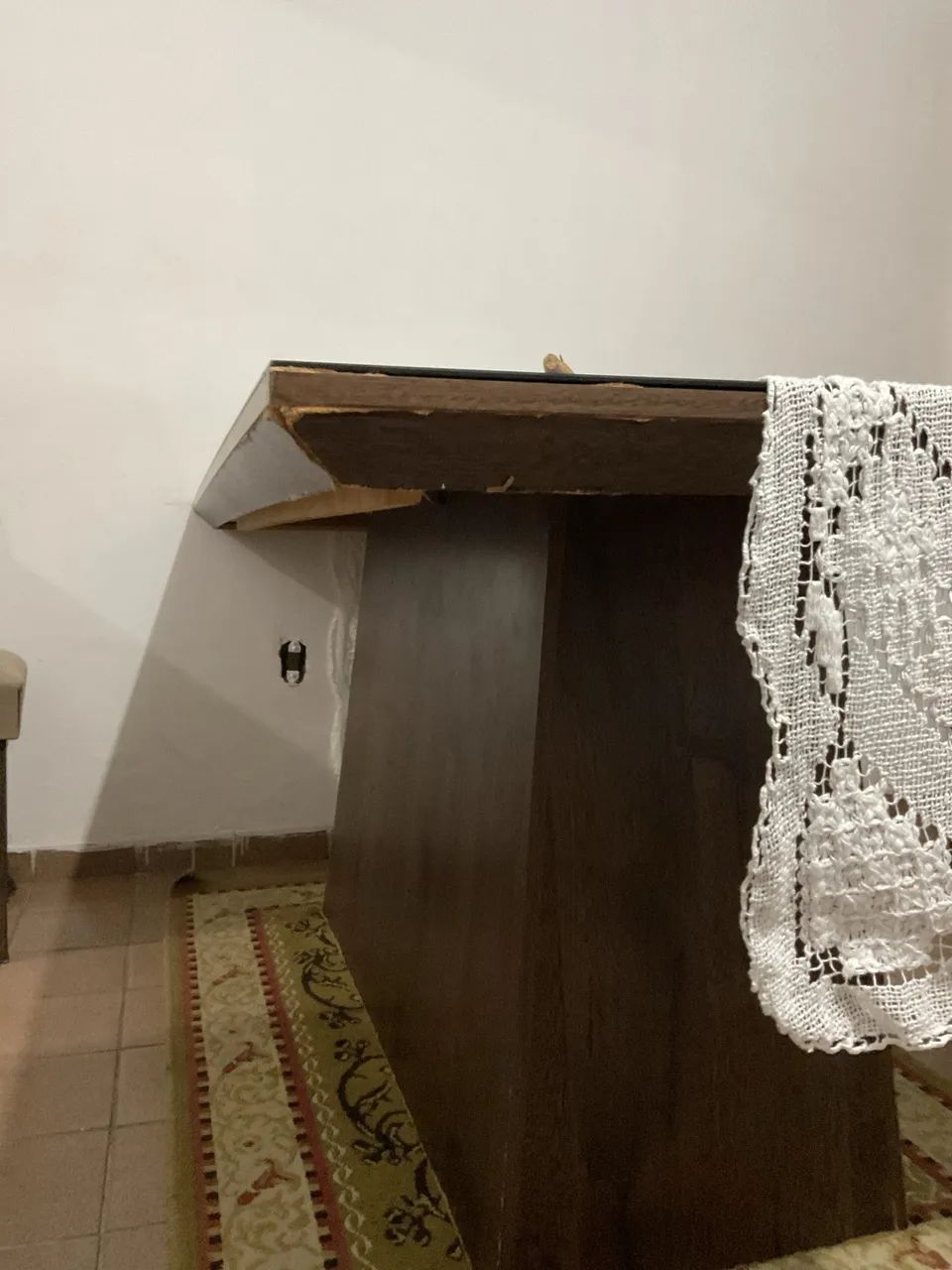 Mesa de jantar c/tampo de vidro preto - Foto 3