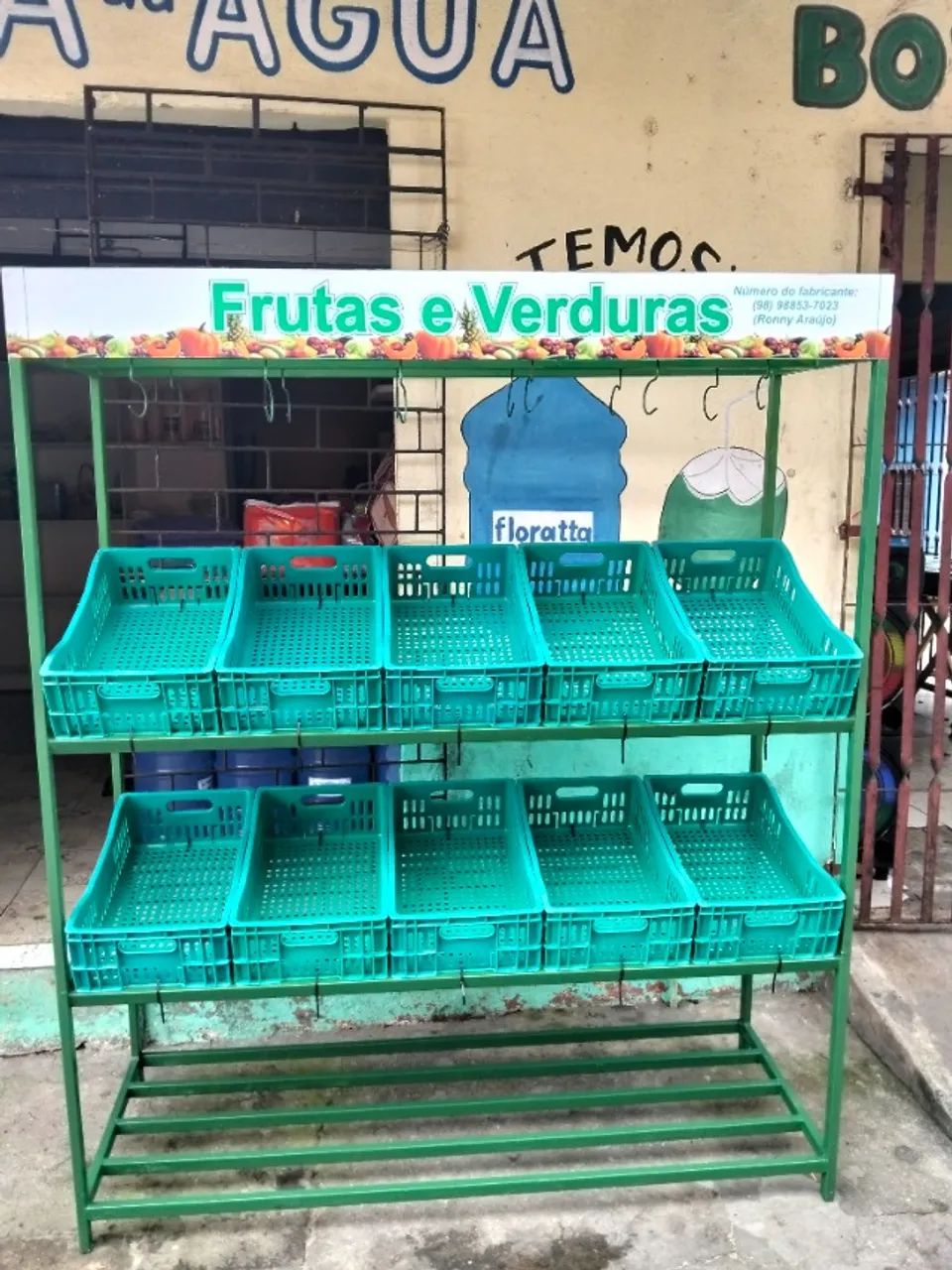 Estou vendendo este expositor de verduras e frutas no valor de 1.000,00 reais meu ZAP é 98 - Foto 4