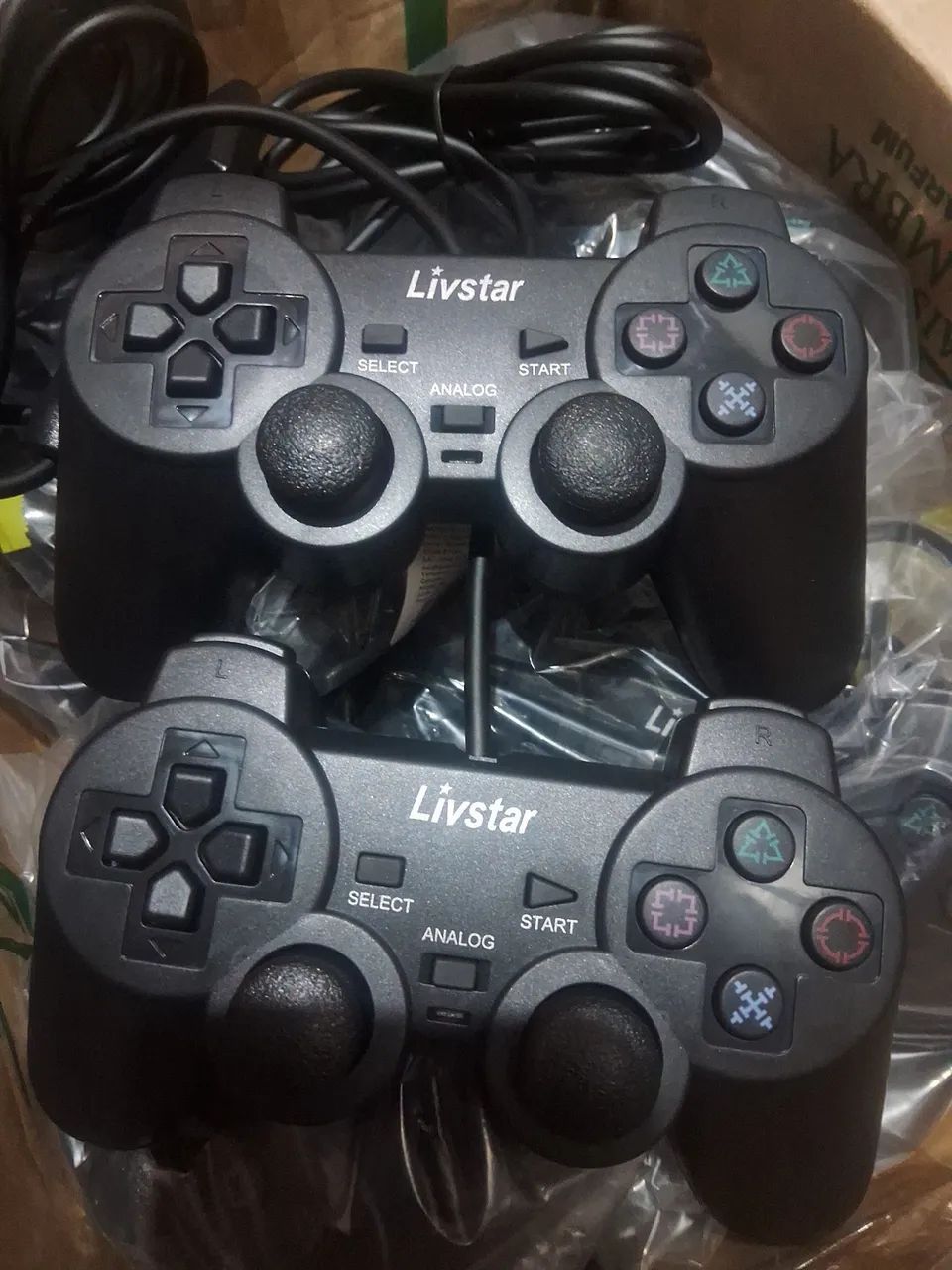 Kit 2 controles paralelo PlayStation 2 - Foto 5
