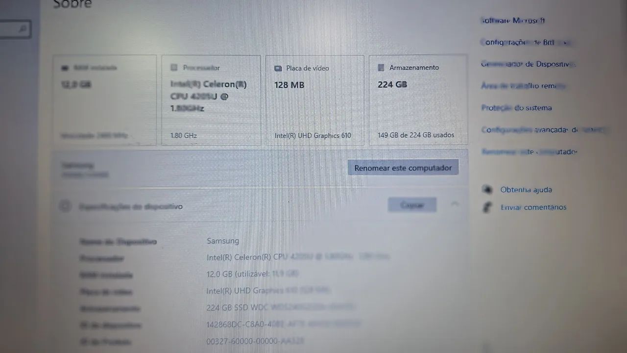 Notebook Samsung Intel Celeron - Foto 5