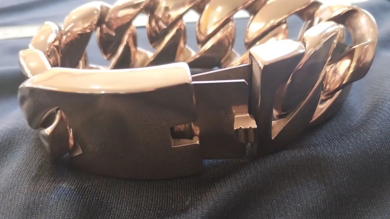 Pulseira inox rosé  - Foto 3