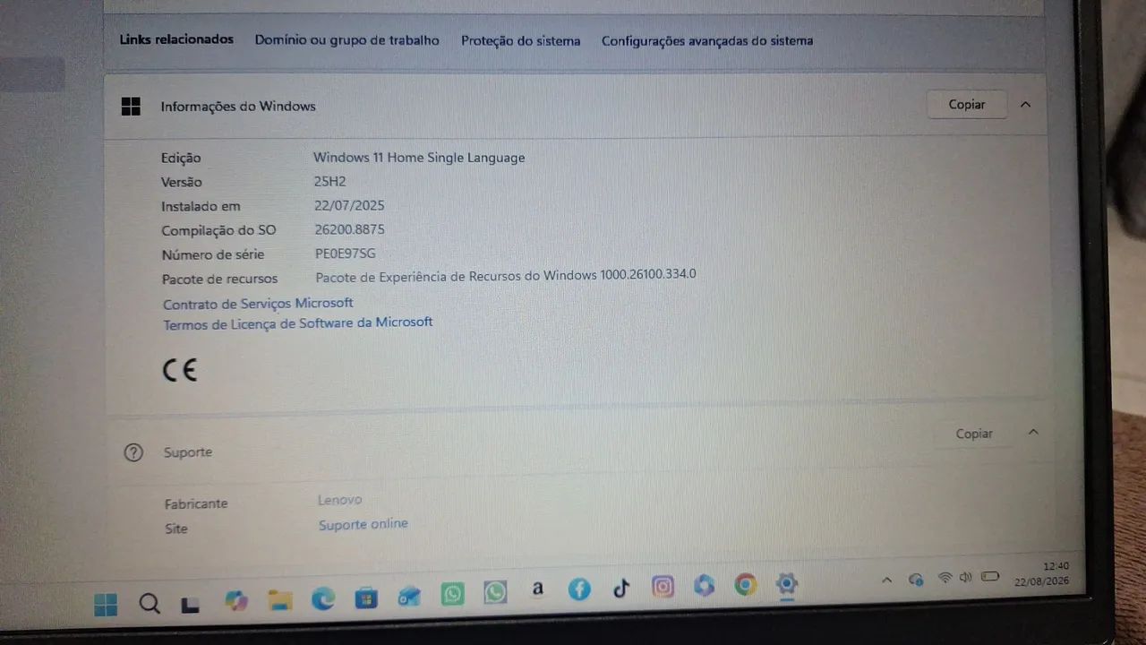 NOTBOOK INTEL CORE 3 SEMINOVO  - Foto 5