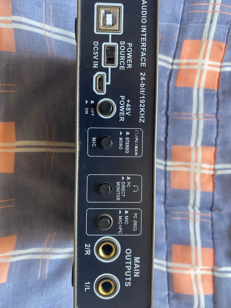 Interface de audio Teyun Q22 USB 24bit 192kHz com Phantom Power - Foto 3
