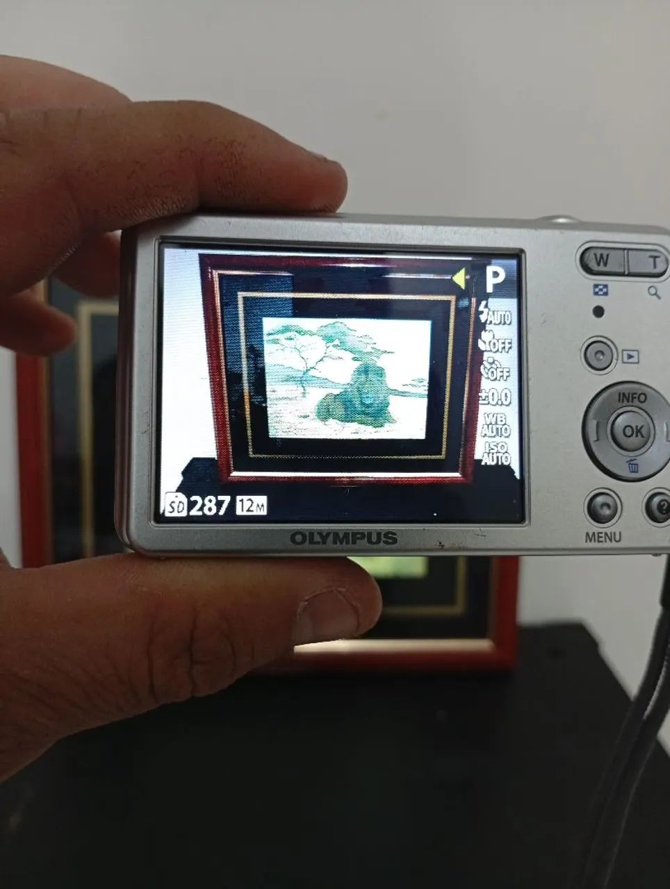 Camera digital Olympus cinza  - Foto 4
