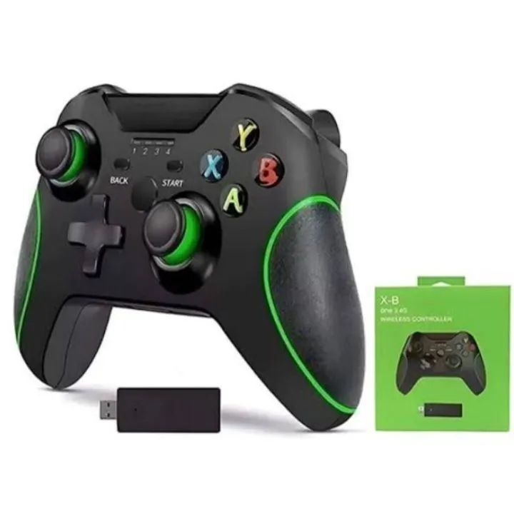 Joystick Sem Fio Controle Compatível Com Xbox One Pc E Cloud Gaming Cor Preto E Verde - Foto 4