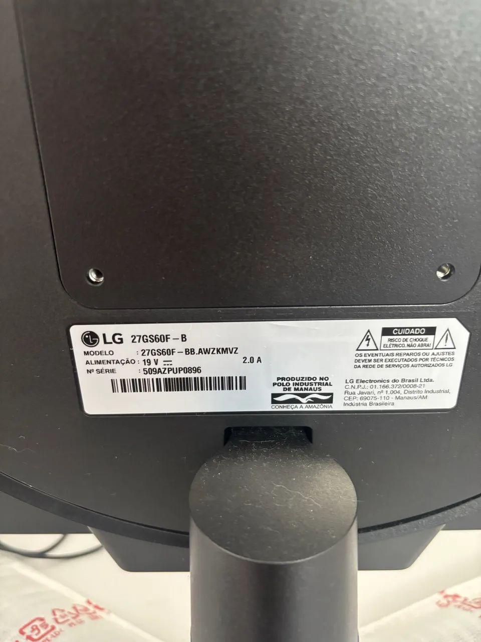 VENDE-SE MONITOR LG 27 POLEGADAS  - Foto 5