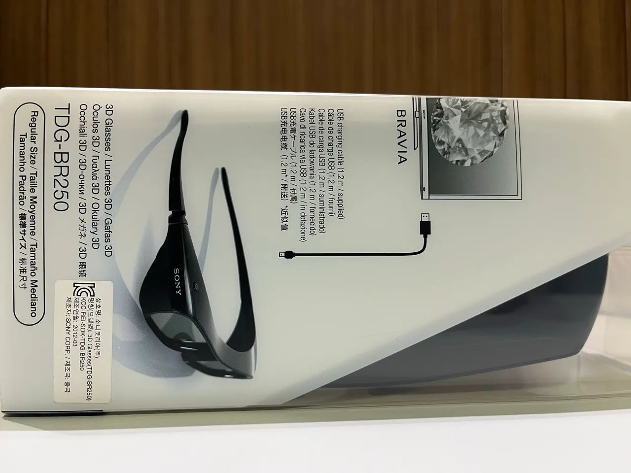 Óculos 3D original Sony. - Foto 2