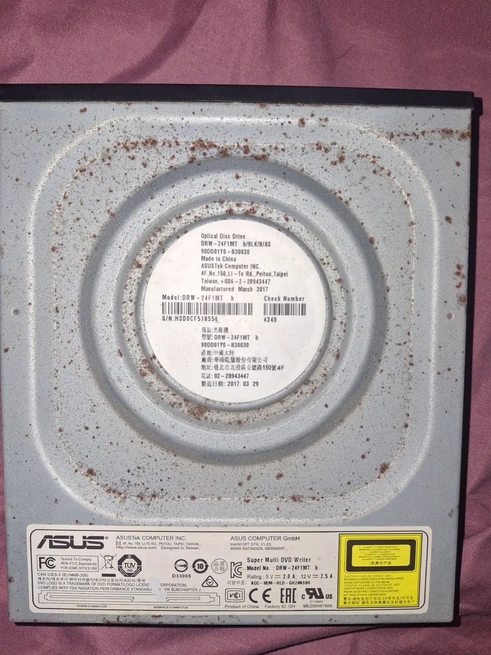 Asus optical disk drive drw-24F1MT - Foto 3