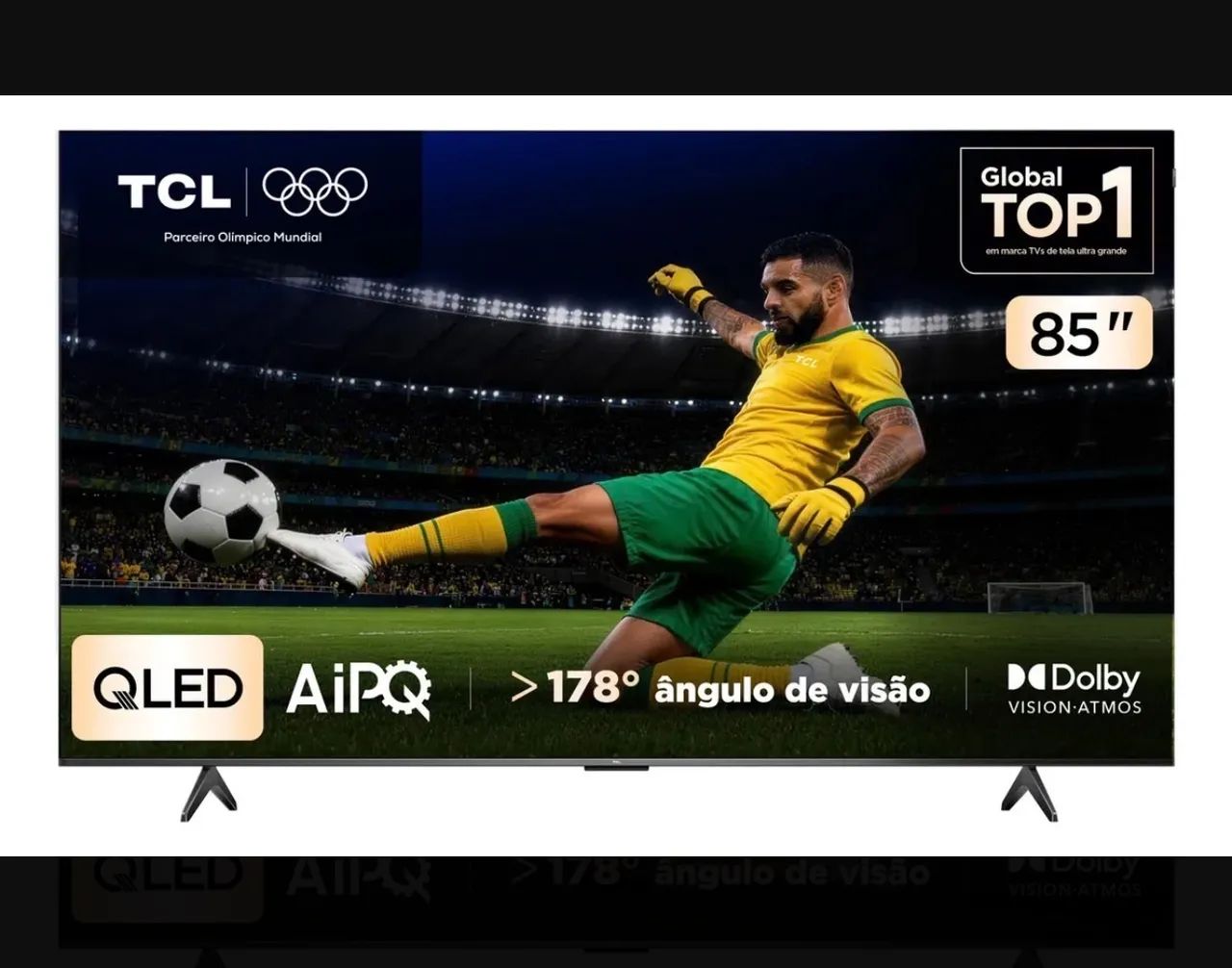 Smart TV TLC 85 polegadas - NOVA
