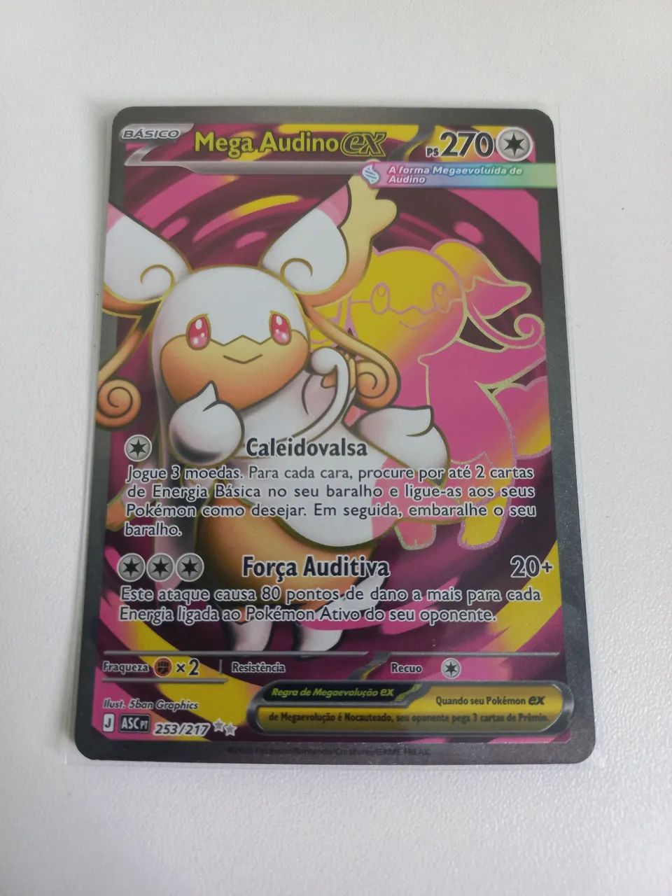 Carta pokemon Mega Audino ex (253/217)