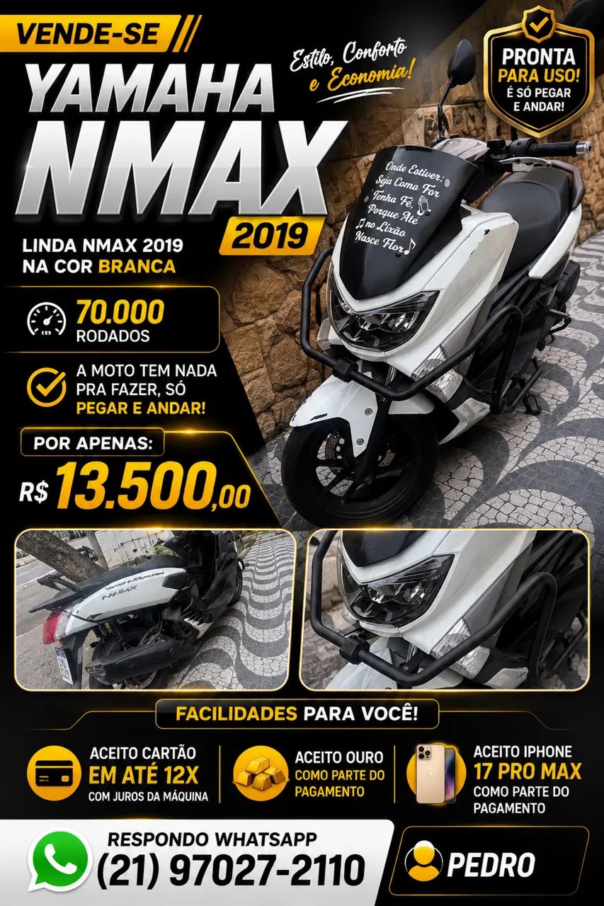 Nmax 2019 branca 