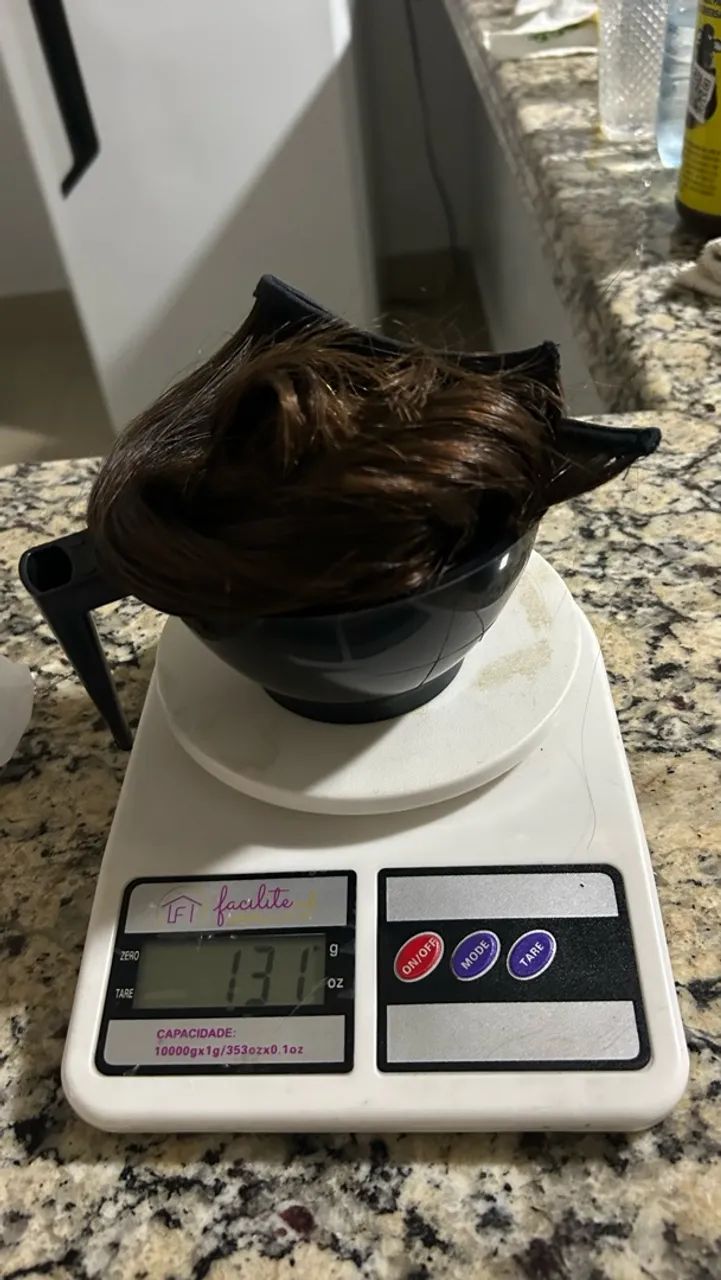 Mega Hair na tela castanho 