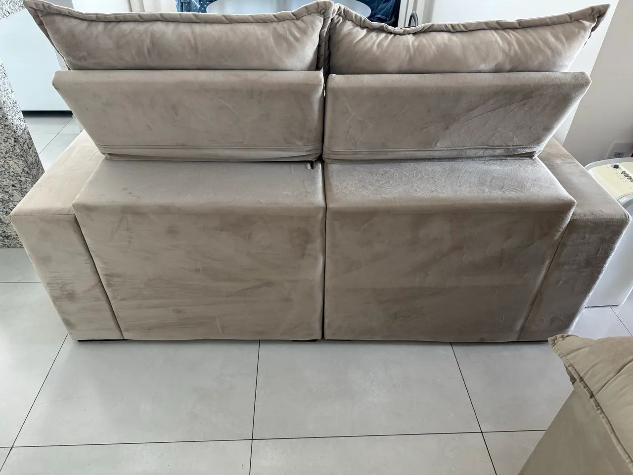 Sofá retrátil 2 lugares excelente condições  - Foto 2