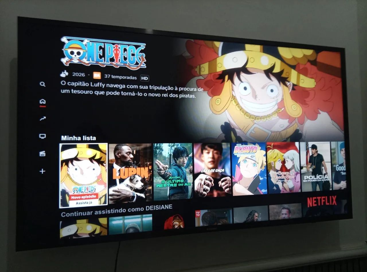 TV SAMSUNG SMART 43 POLEGADAS FUNCIONANDO NORMALMENTE  - Foto 4