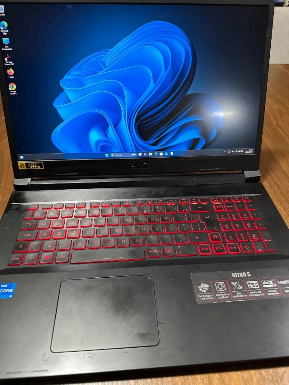 Nootbook Acer nitro 5 i5 11th 