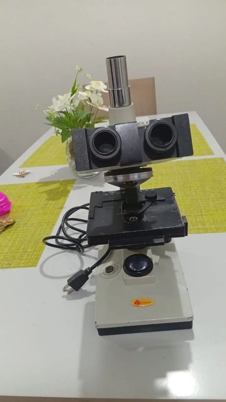 MICROSCÓPIO QUIMIS BINOCULAR - SEMI-NOVO/USADO - Foto 2