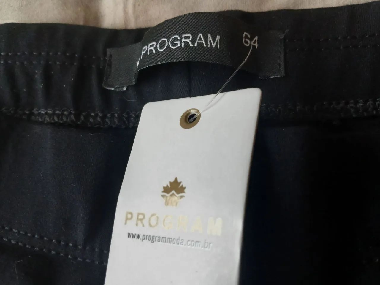 Calça preta marca Program nova - Foto 2