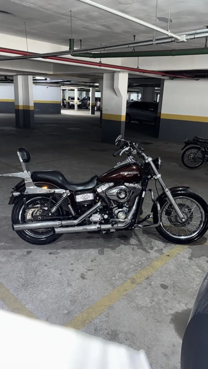 Harley Dyna Super Glide Custom 1600cc marrom - Foto 5