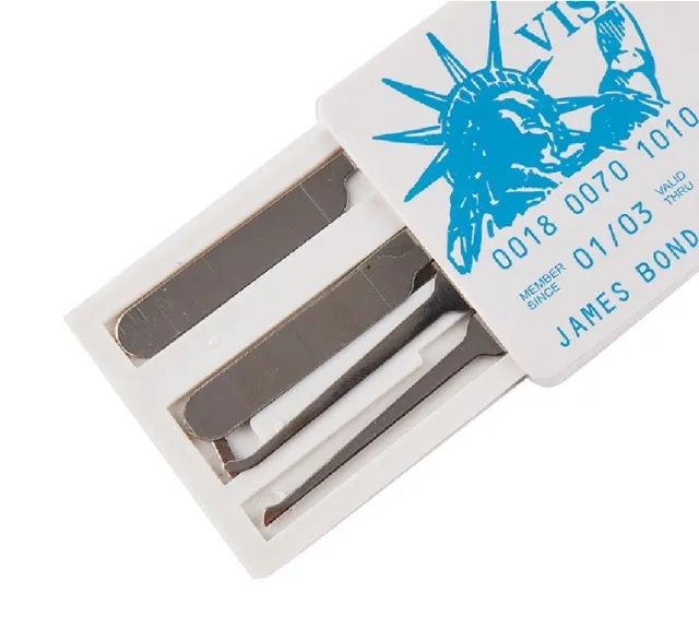 Kit De Chaves Micha De Alta Qualidade Slim Card - Foto 4