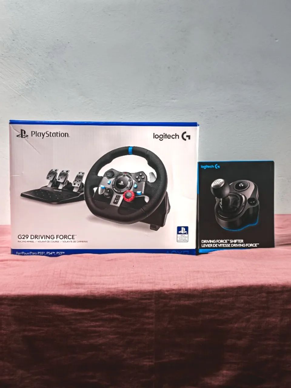 Volante Logitech G29 Driving Force + Câmbio Driving Force Shifter