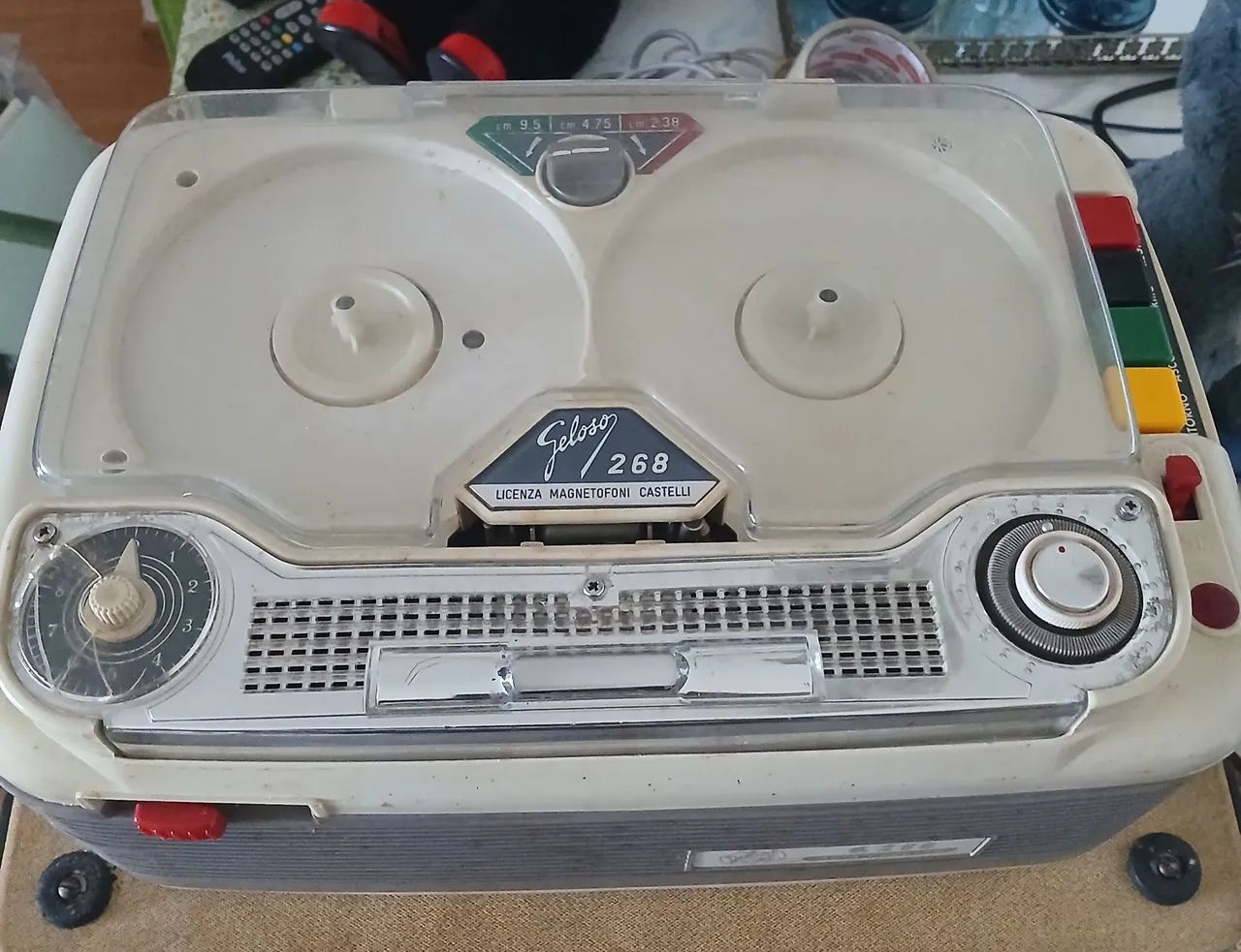Tape deck de rolo