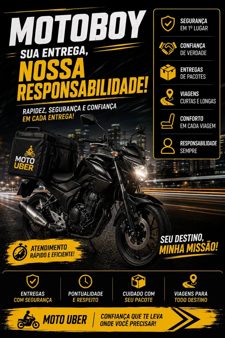 Moto Uber 