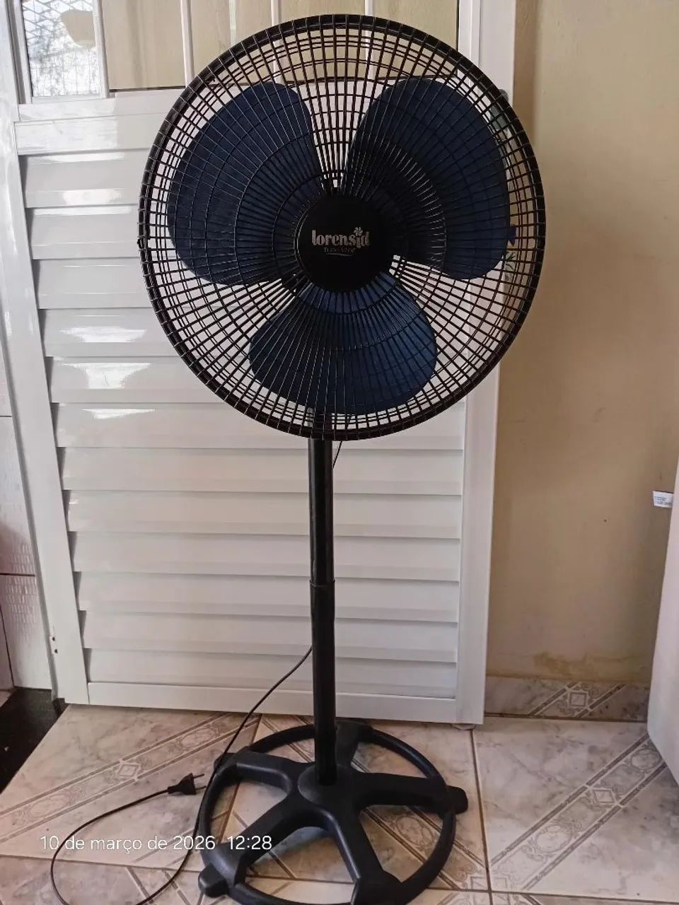 Ventilador Lorensid turbo 40cm wind com rolamento/ 110v