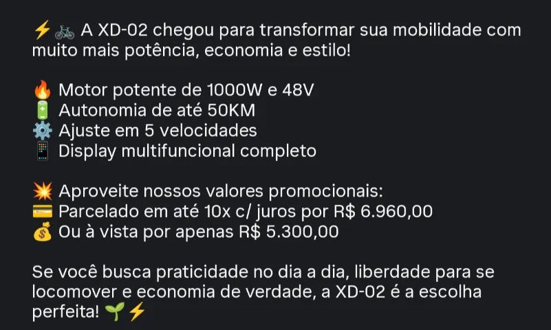 Bicicleta elétrica de 1000W - Foto 5