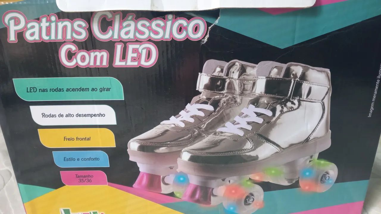 Patins Clássico com Led