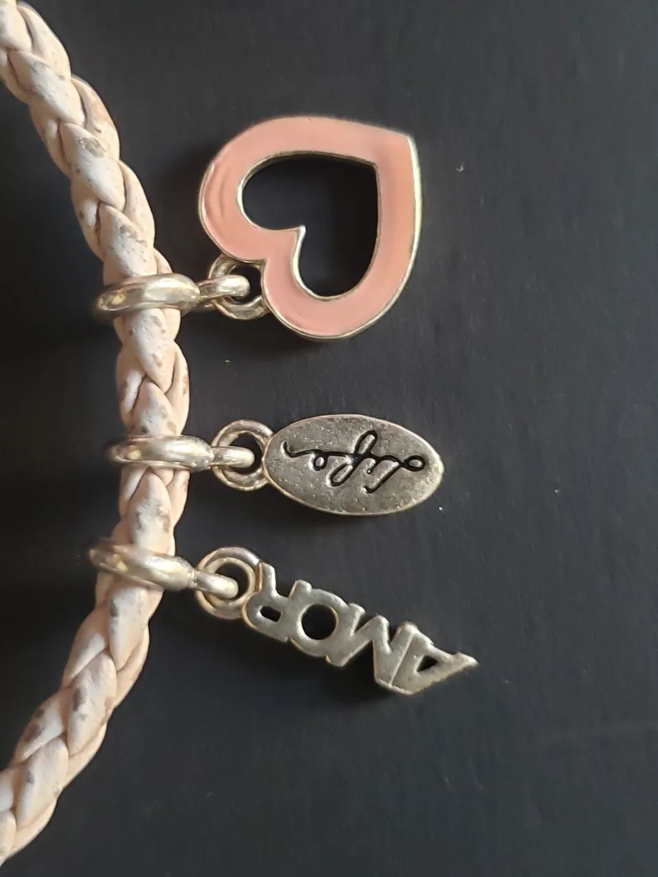 Pulseira Vivara em couro 