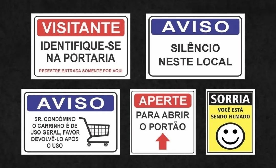 Placas de sinalização - Foto 2