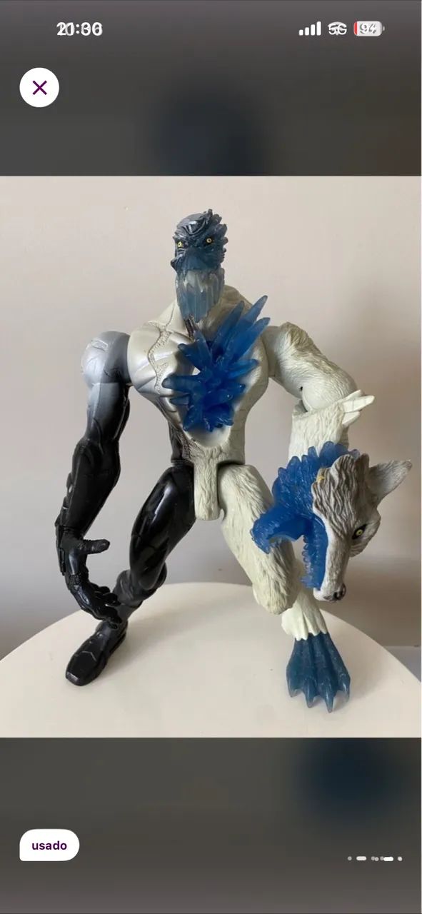Monstro original max steel vilão 