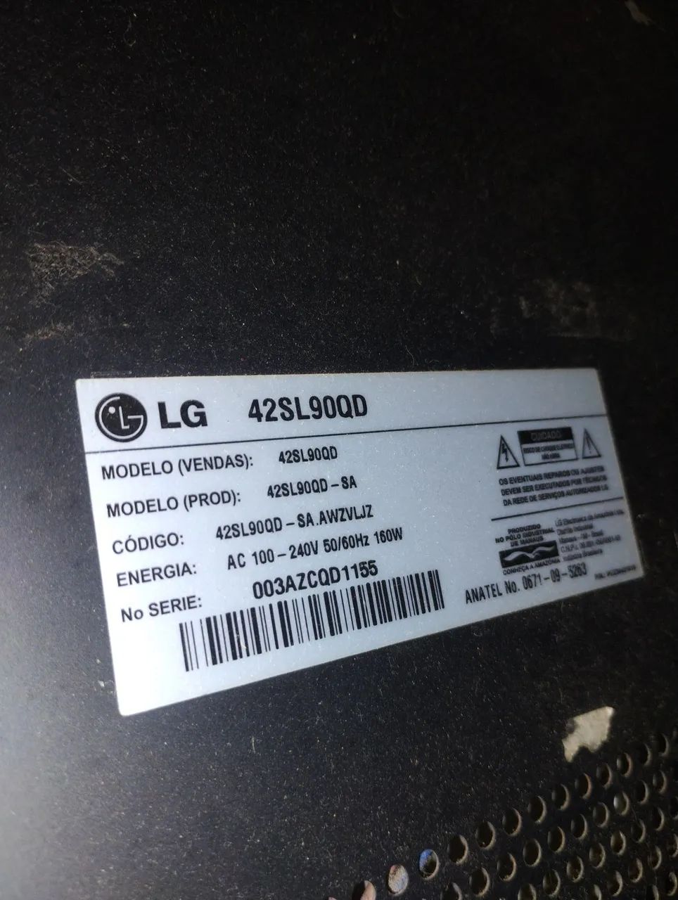 TV LG PREMIUM COM 2 CAMADAS DE VIDRO TEMPERADO. - Foto 2