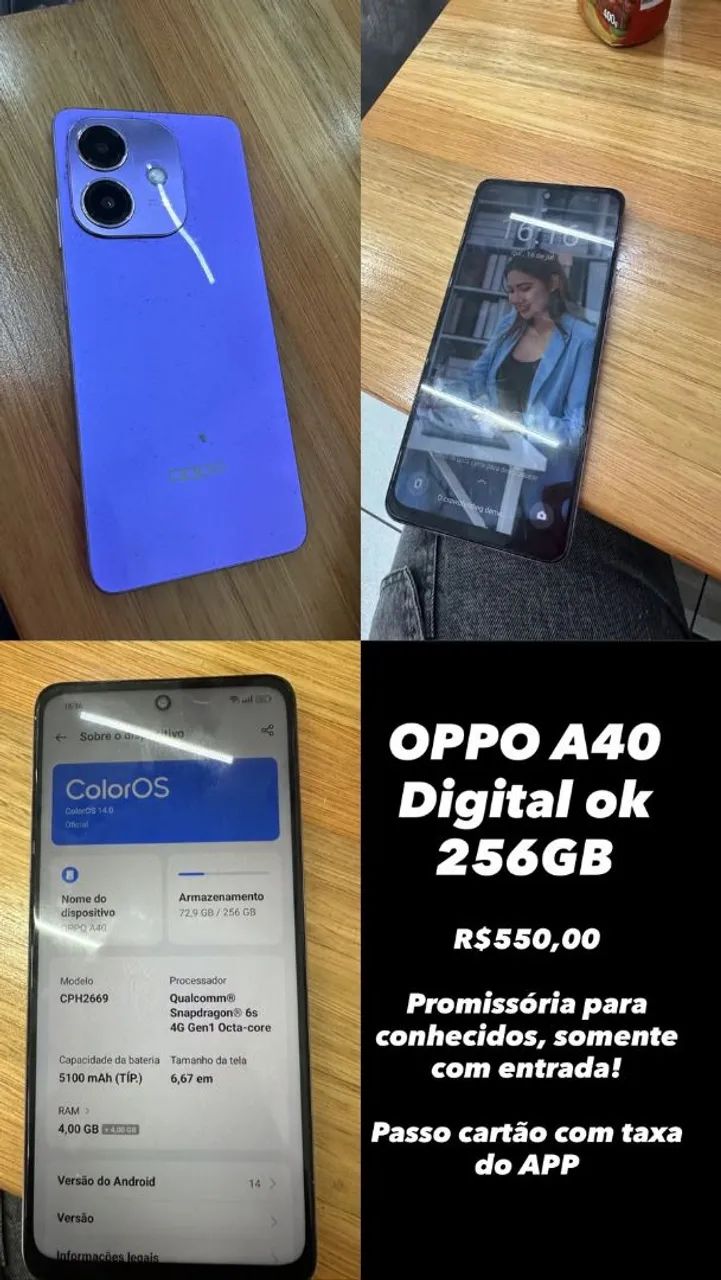Celular OPPO A40