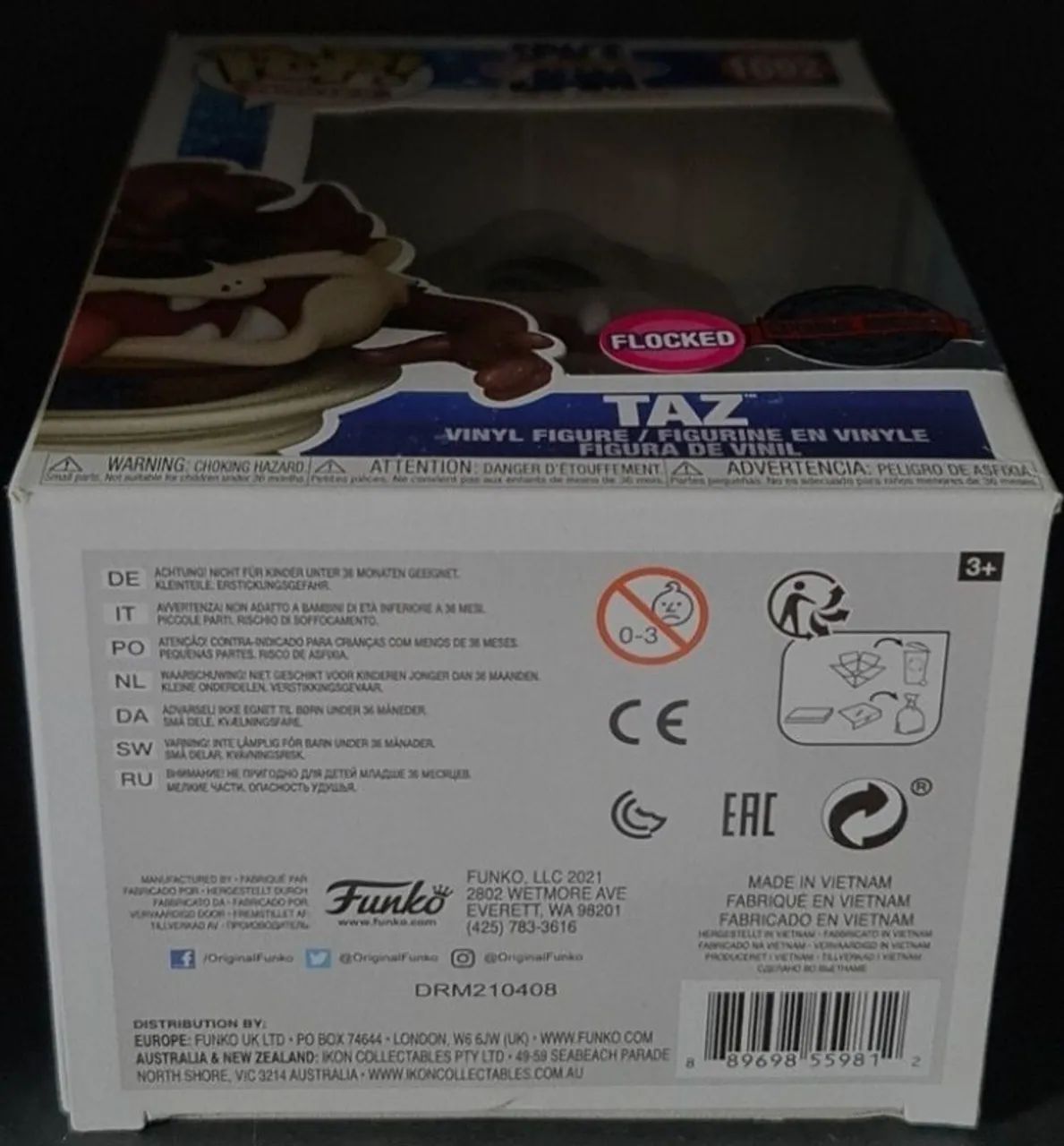 Funko Pop 1092 TAZ FLOKED - Foto 2