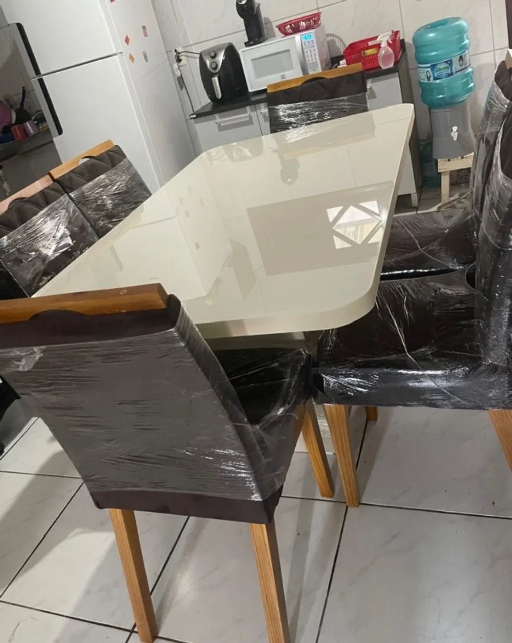 Mesa de jantar Mdf 6 cadeiras  - Foto 4