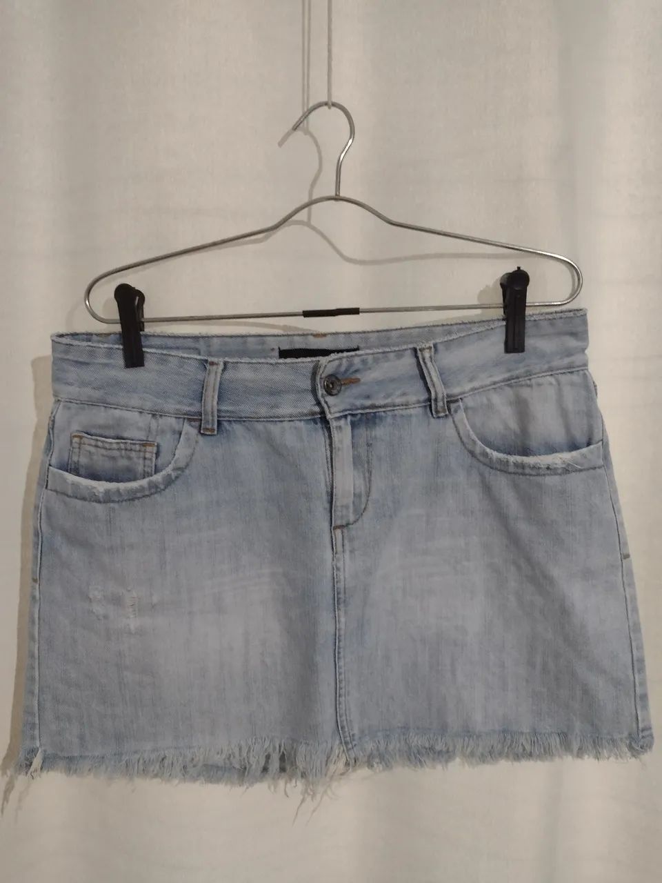 Saia jeans lelis blank