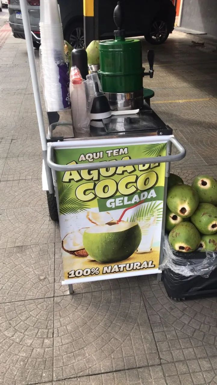 Carrinho de água de coco  - Foto 3
