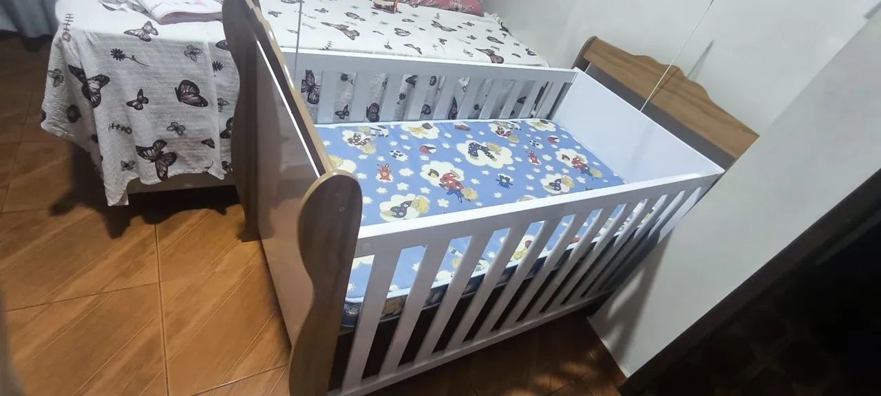 Berço de bebê MDF em ótimo estado - Foto 2
