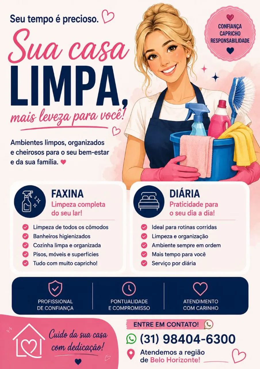 Faxina e diária 