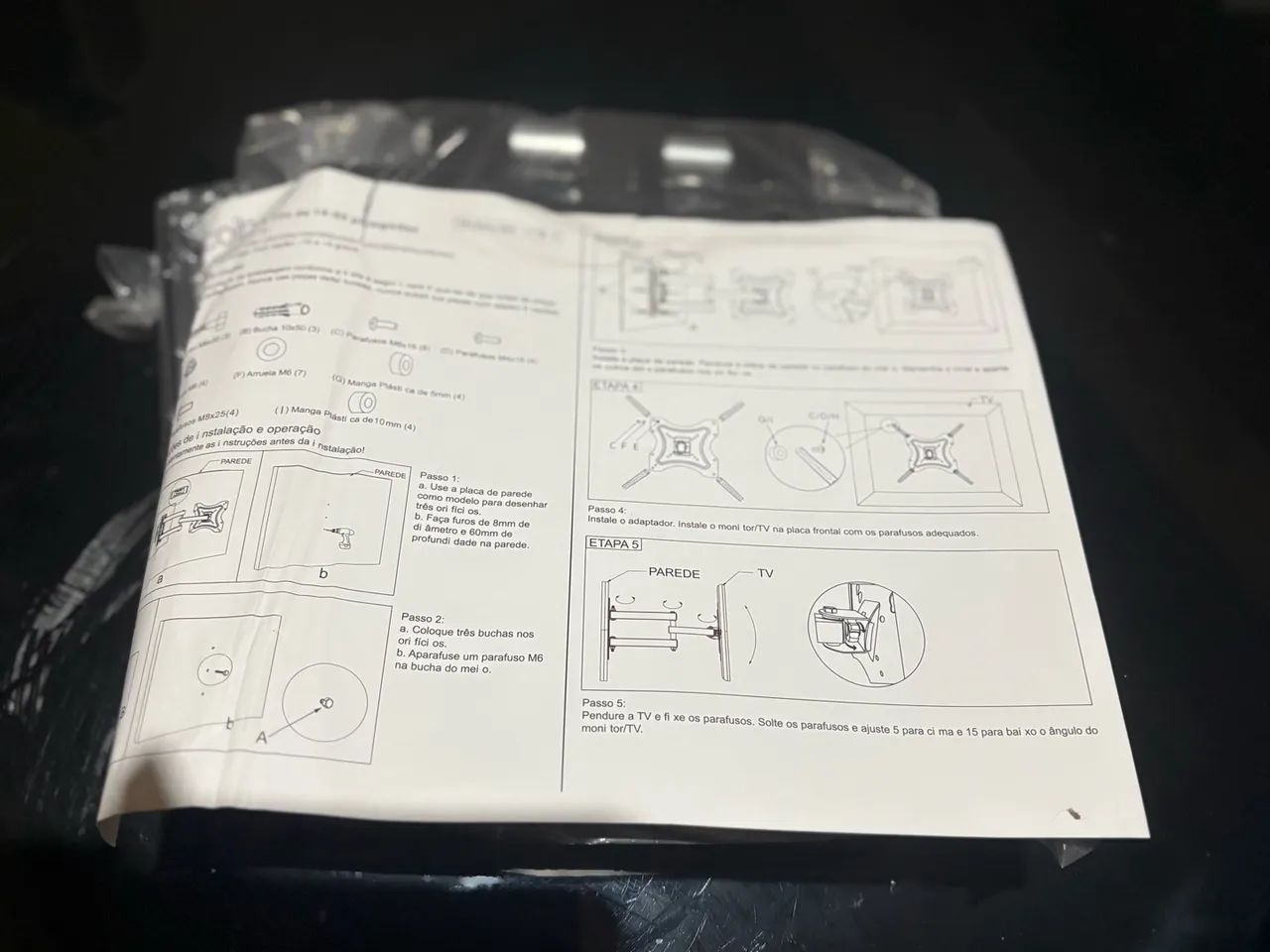 Suporte articulado para tv ate 55 polegadas, faço entrega - Foto 4