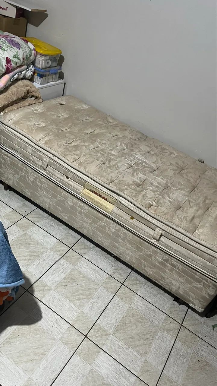 Cama box de solteiro 